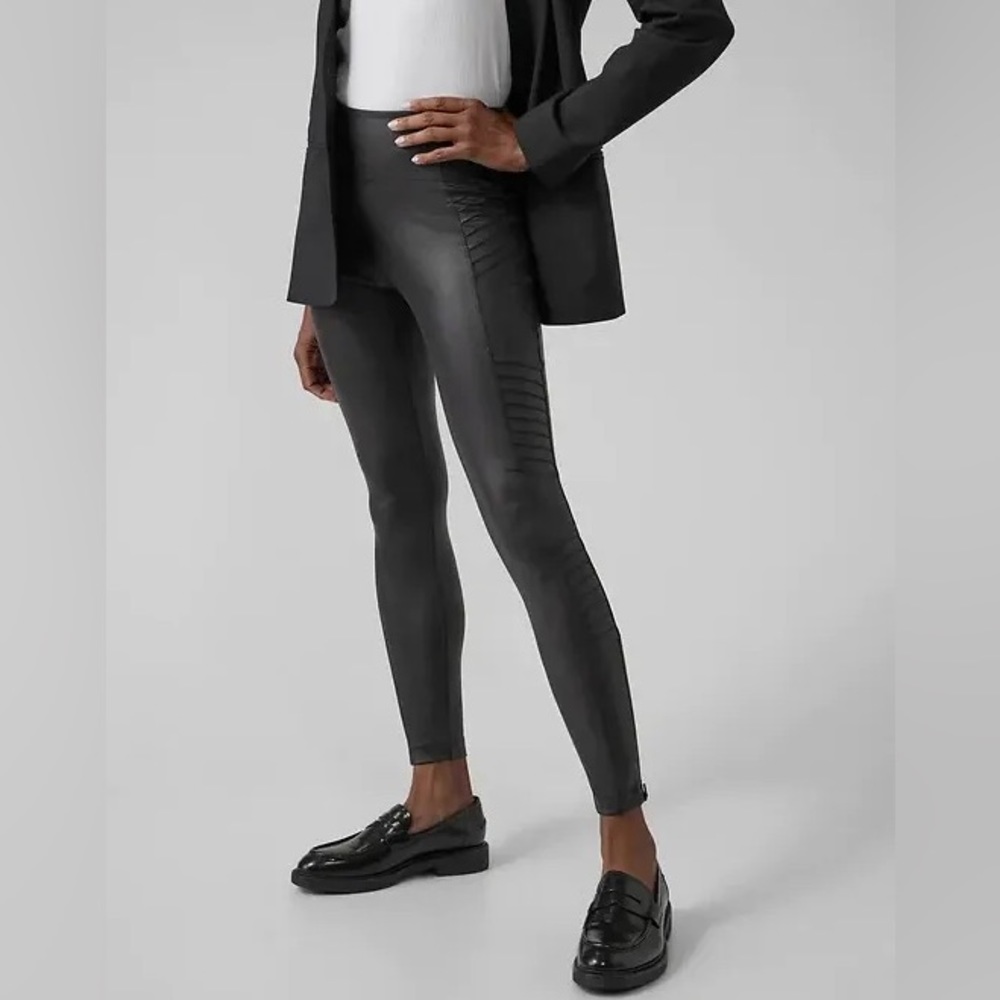 ATHLETA Delancey gleam moto leggings size XS